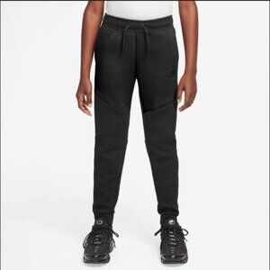 Nike Tech Fleece Youth L Black Reflective Jogger Sweatpants
